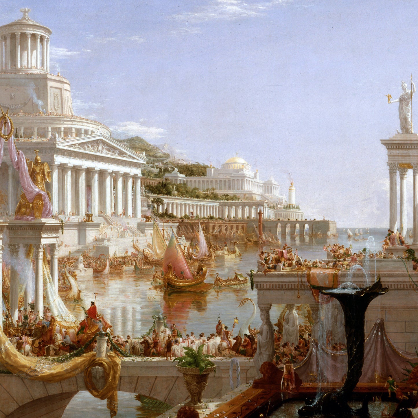 The Course of the Empire, The Consummation - Canvas Wrap
