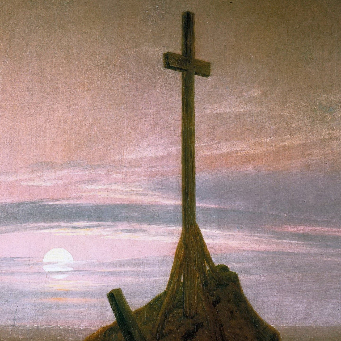 The Cross Beside The Baltic - Canvas Wrap