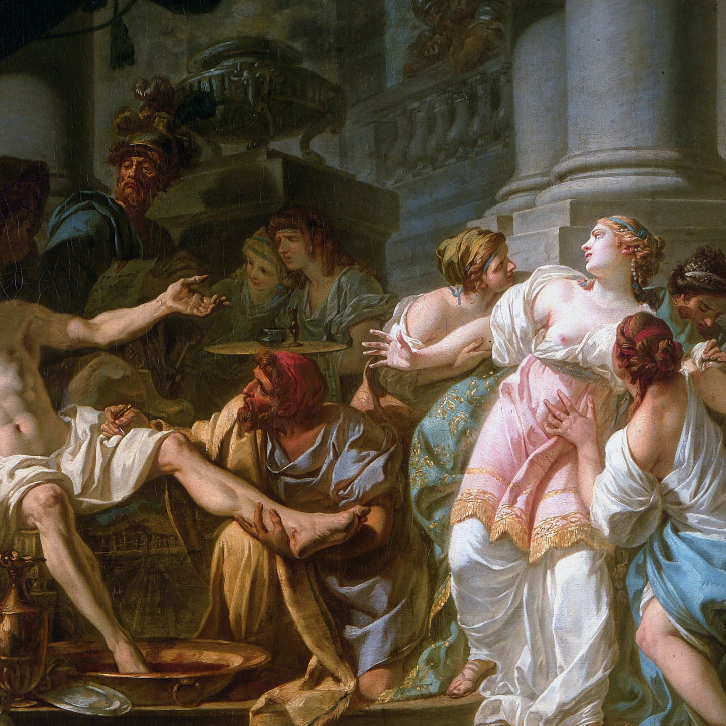 The Death of Seneca - Canvas Wrap