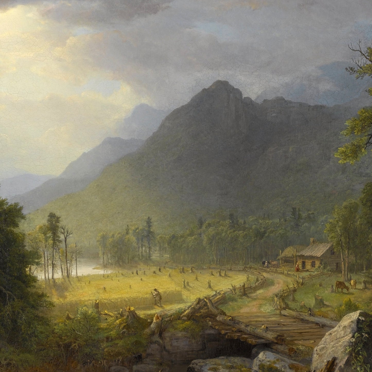 The First Harvest in the Wilderness - Canvas Wrap