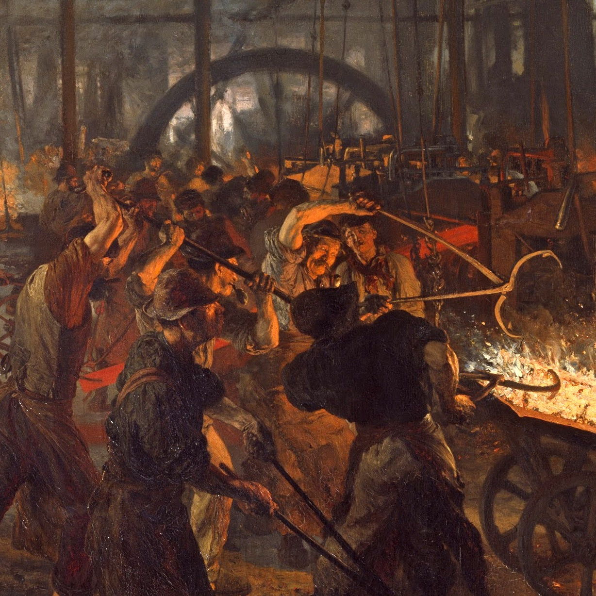 The Iron Rolling Mill - Canvas Wrap
