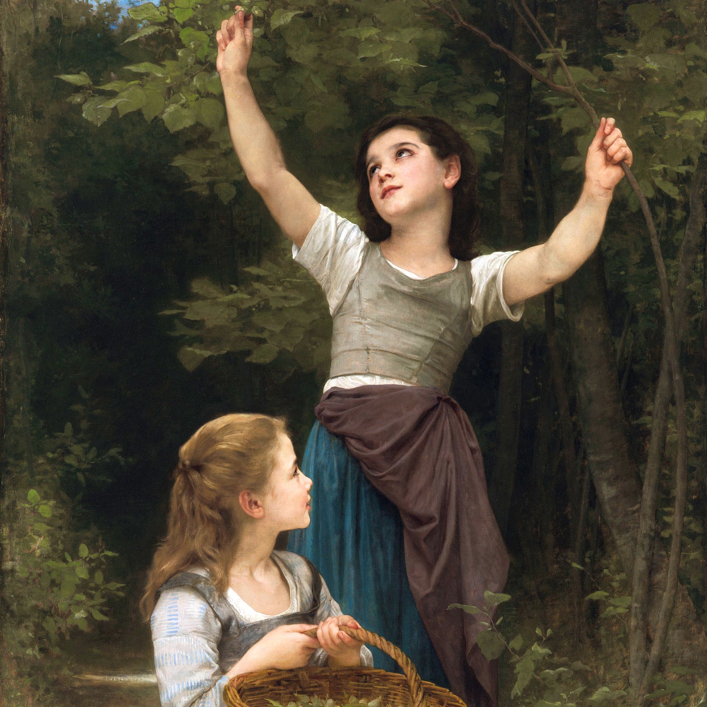 The Nut Gatherers - Canvas Wrap