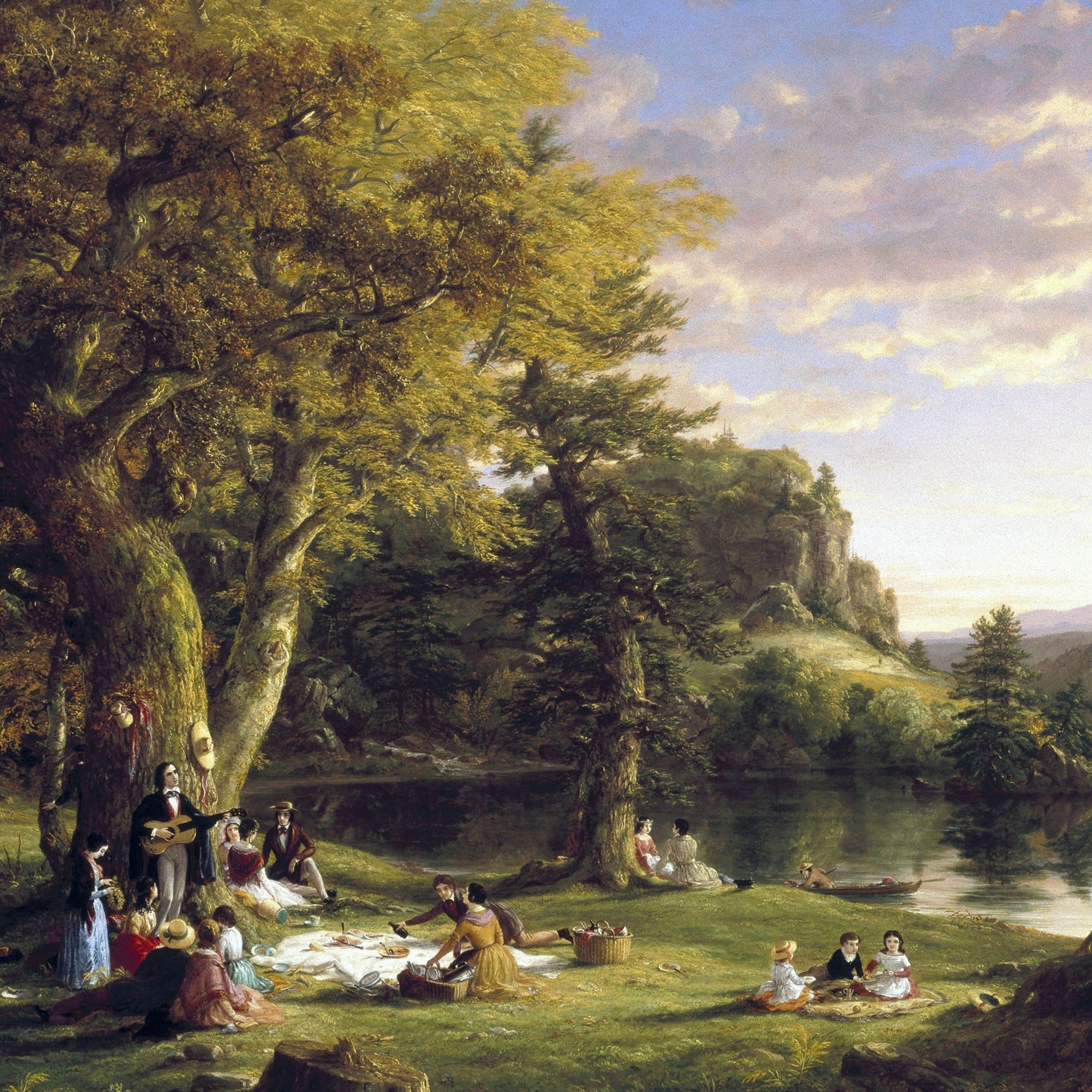 The Picnic - Canvas Wrap