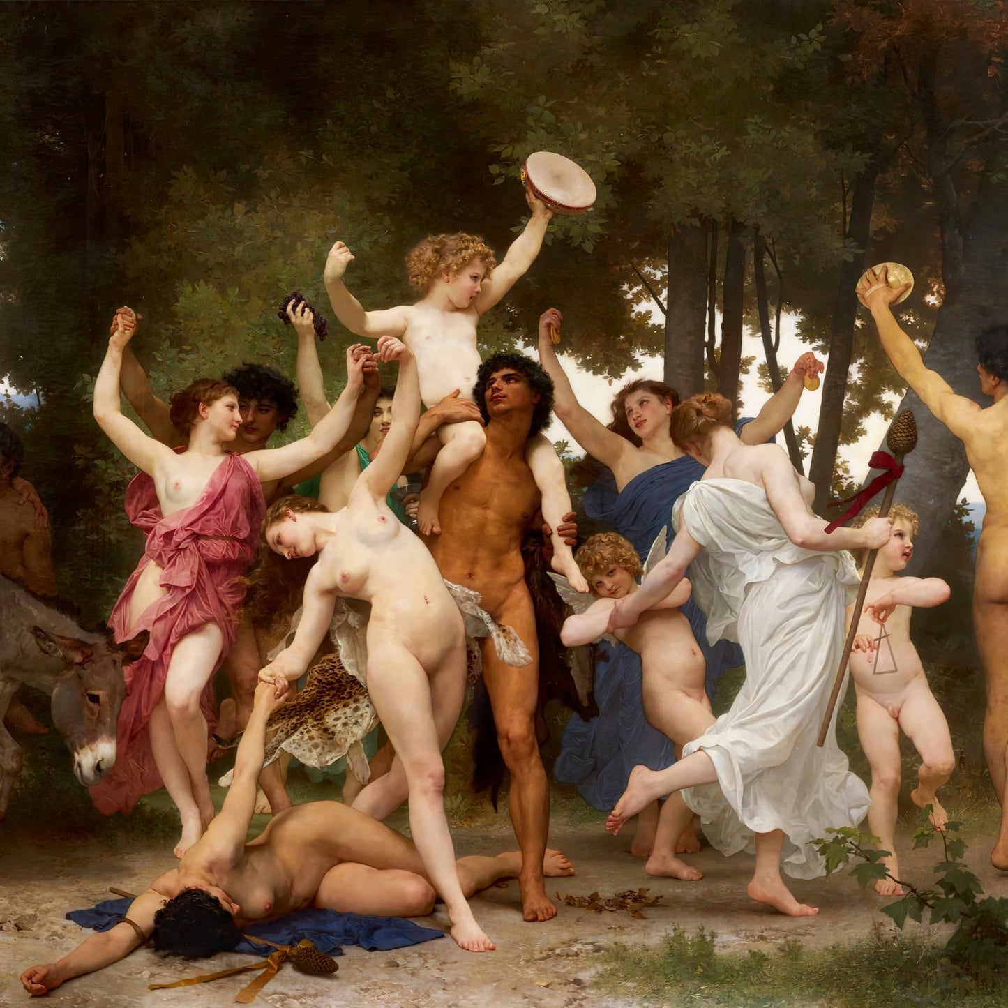 The Youth of Bacchus - Canvas Wrap