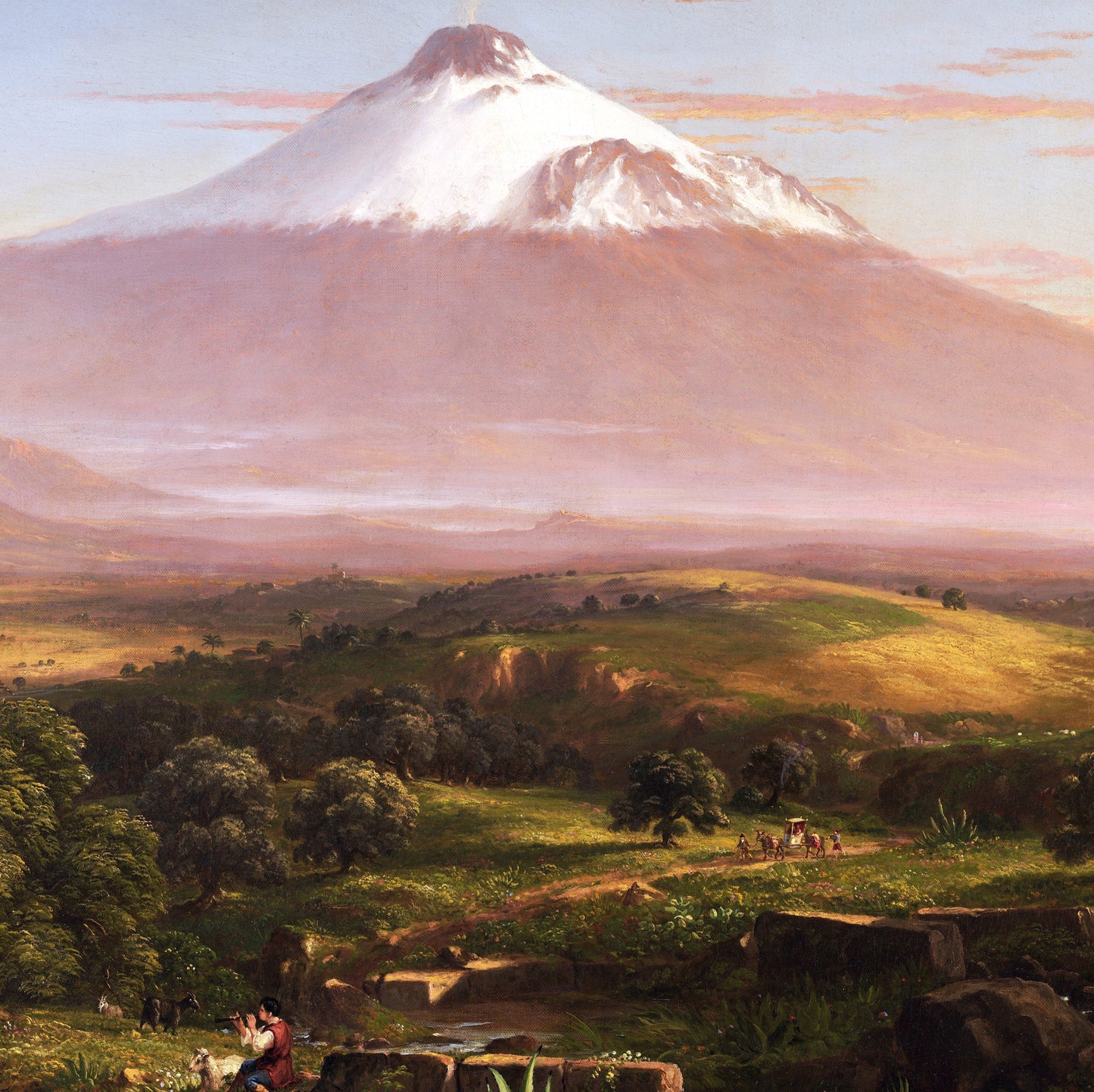 View of Mount Etna - Canvas Wrap