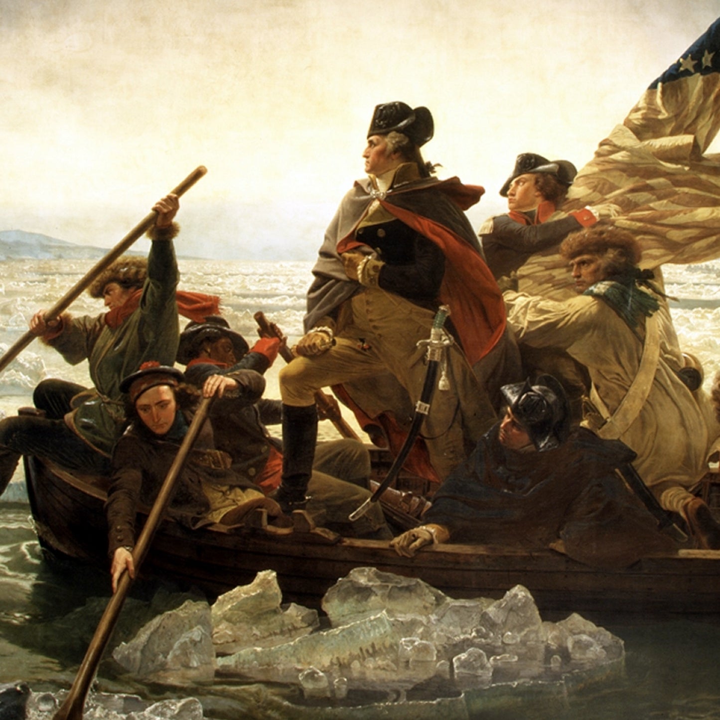 Washington Crossing the Delaware - Canvas Wrap