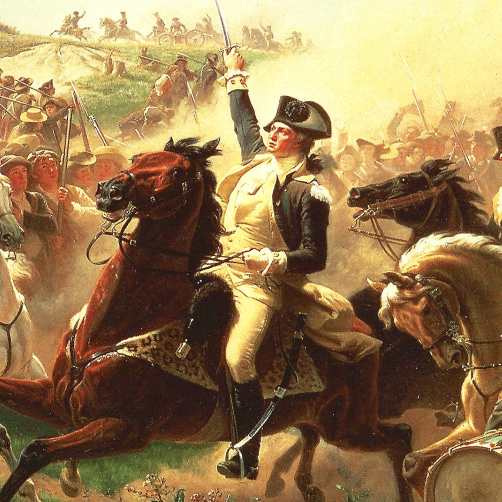 Washington Rallying the Troops at Monmouth - Canvas Wrap