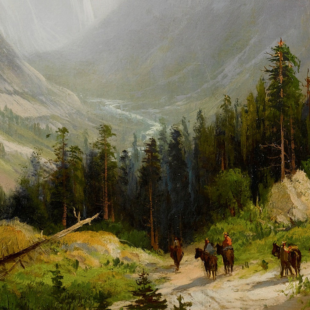 Yosemite Valley, California from the Artist's Point - Canvas Wrap