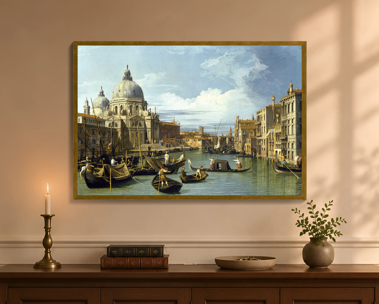 entrance to the grand canal, venice fp 24x36 gold