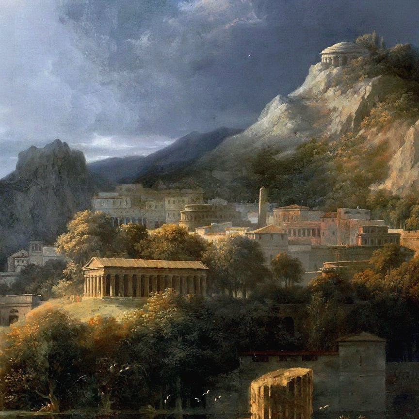 The Ancient City of Agregento - Canvas Wrap
