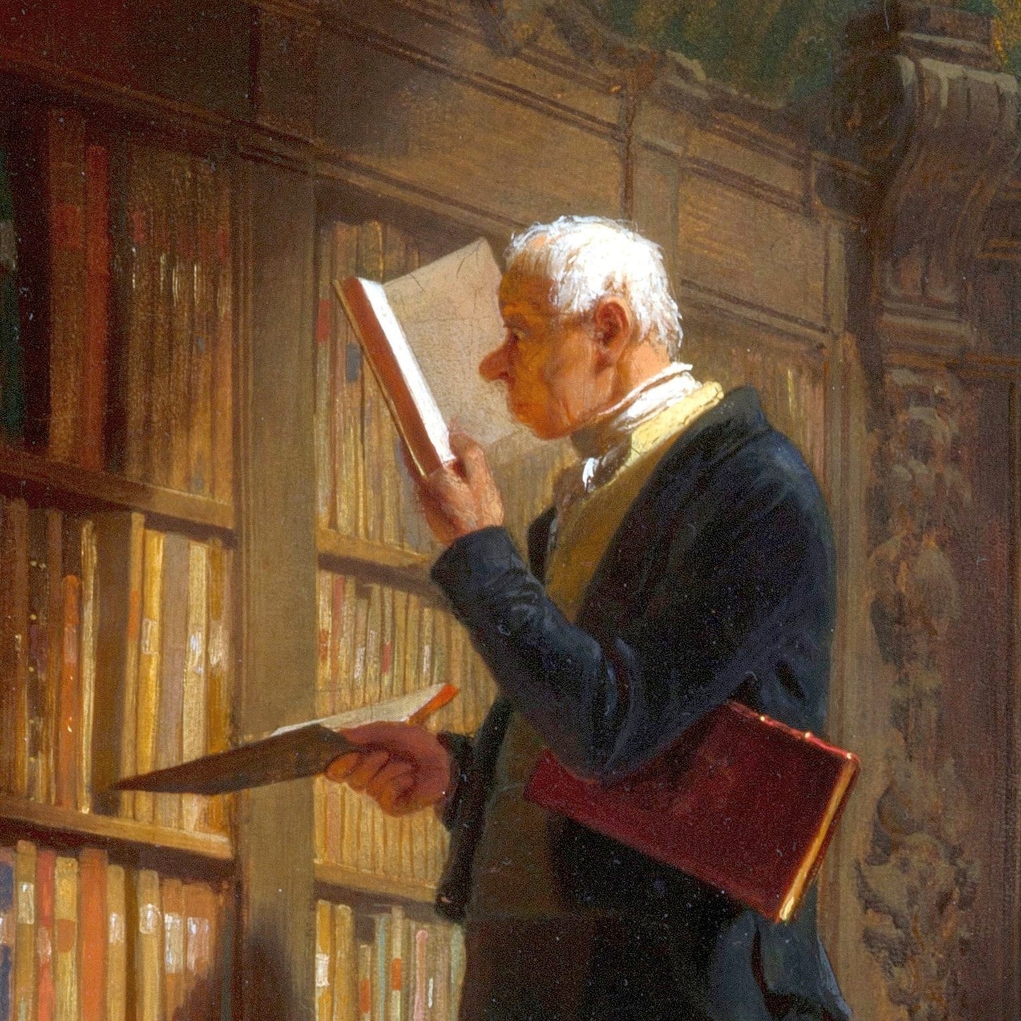 The Bookworm - Canvas Wrap