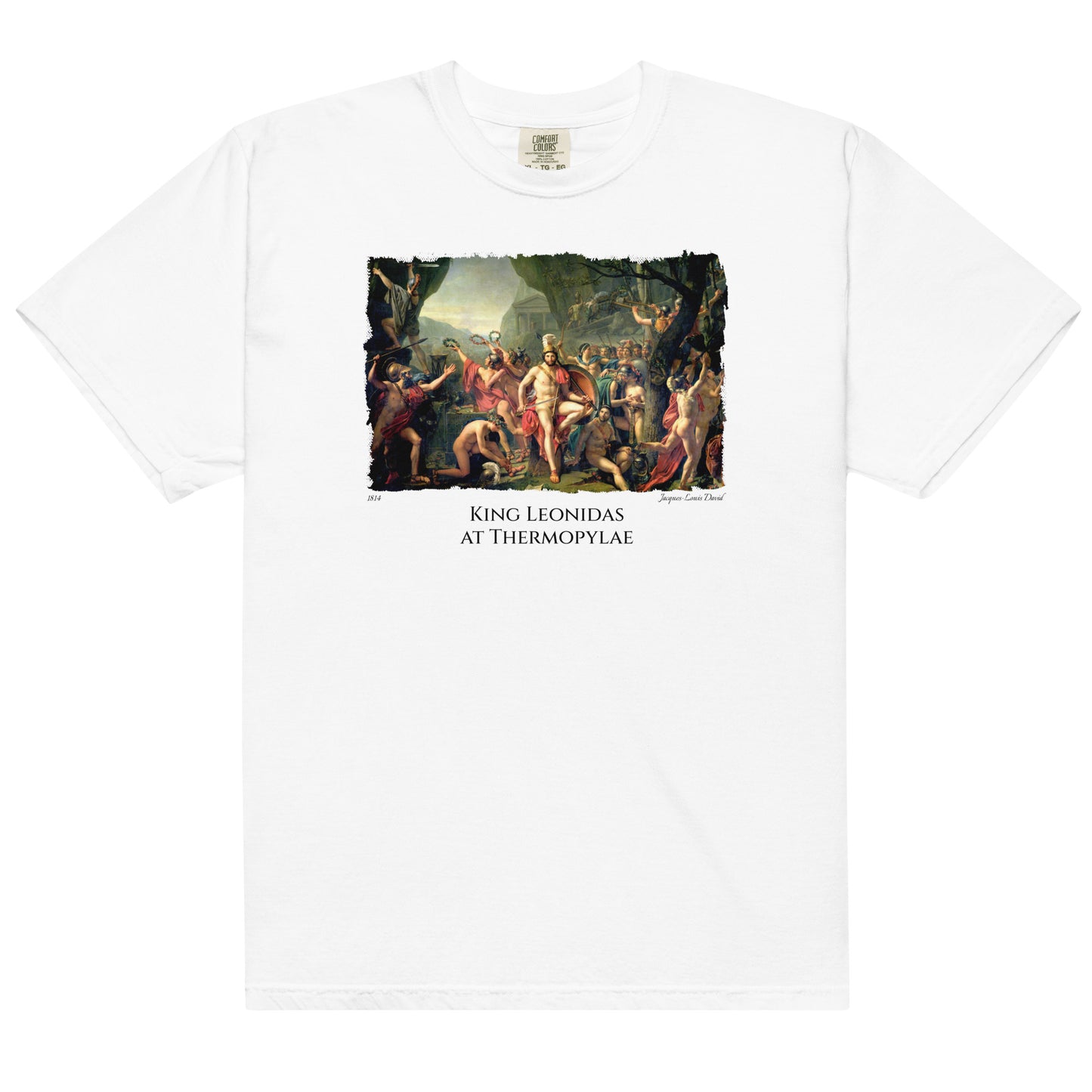 King Leonidas at Thermopylae - Fine Art T-Shirt