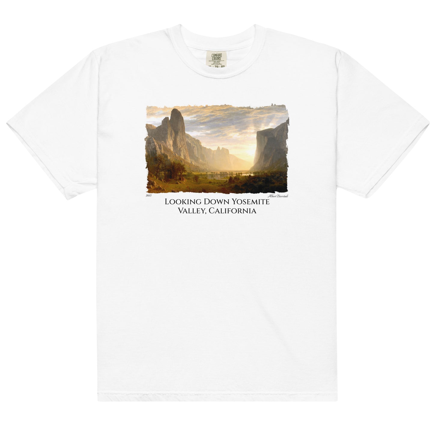 Looking Down Yosemite Valley, California - Fine Art T-Shirt