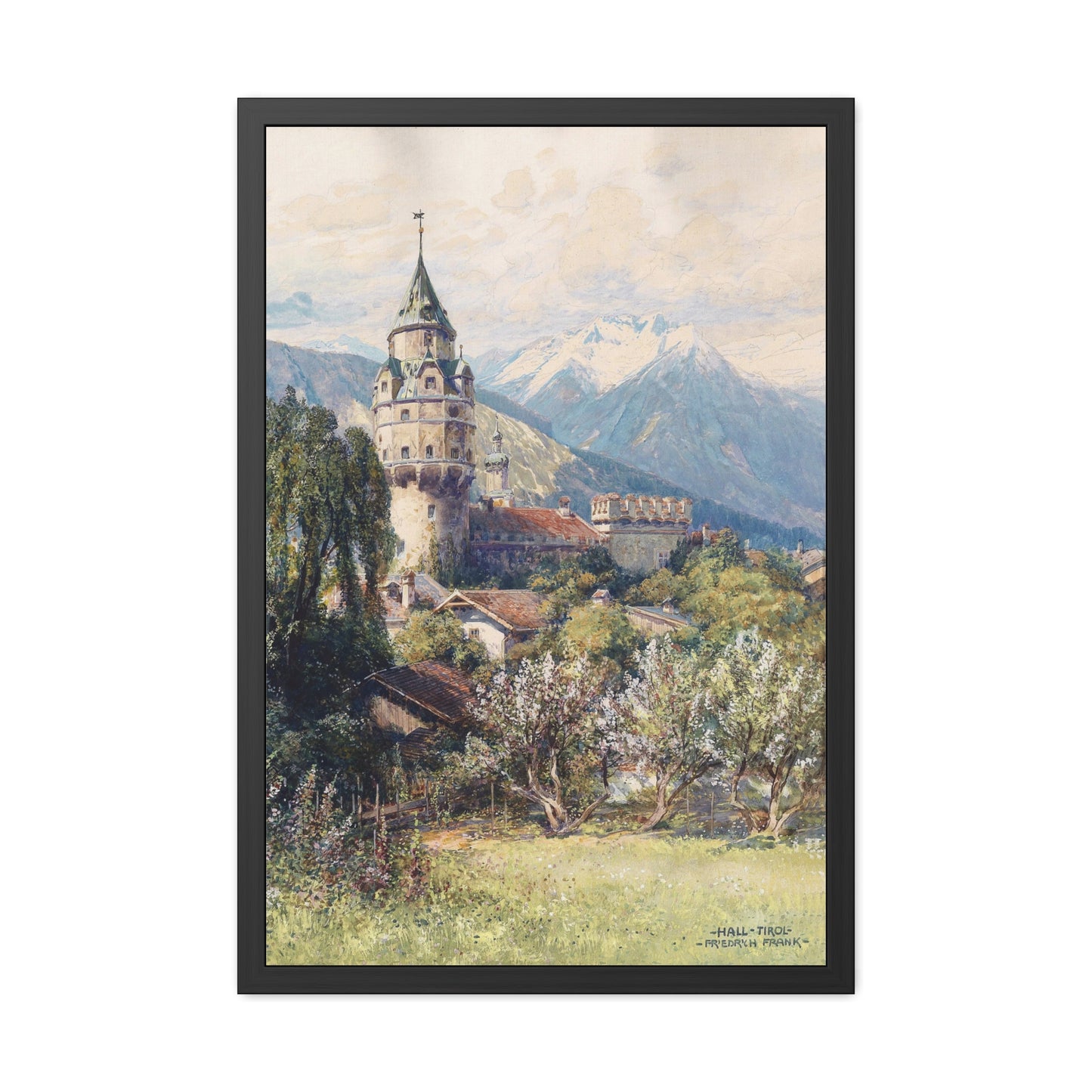 Hill Station Landscape - Framed Print