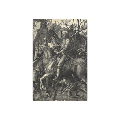 Knight, Death, and the Devil - Metal Print