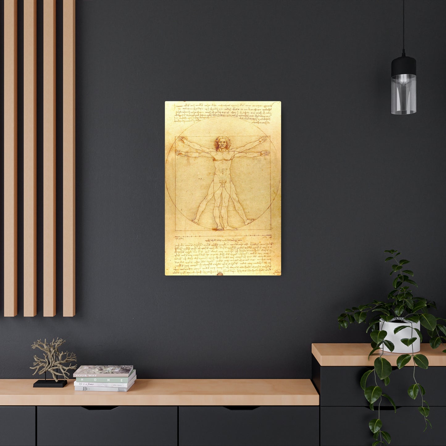 The Vitruvian Man - Metal Print