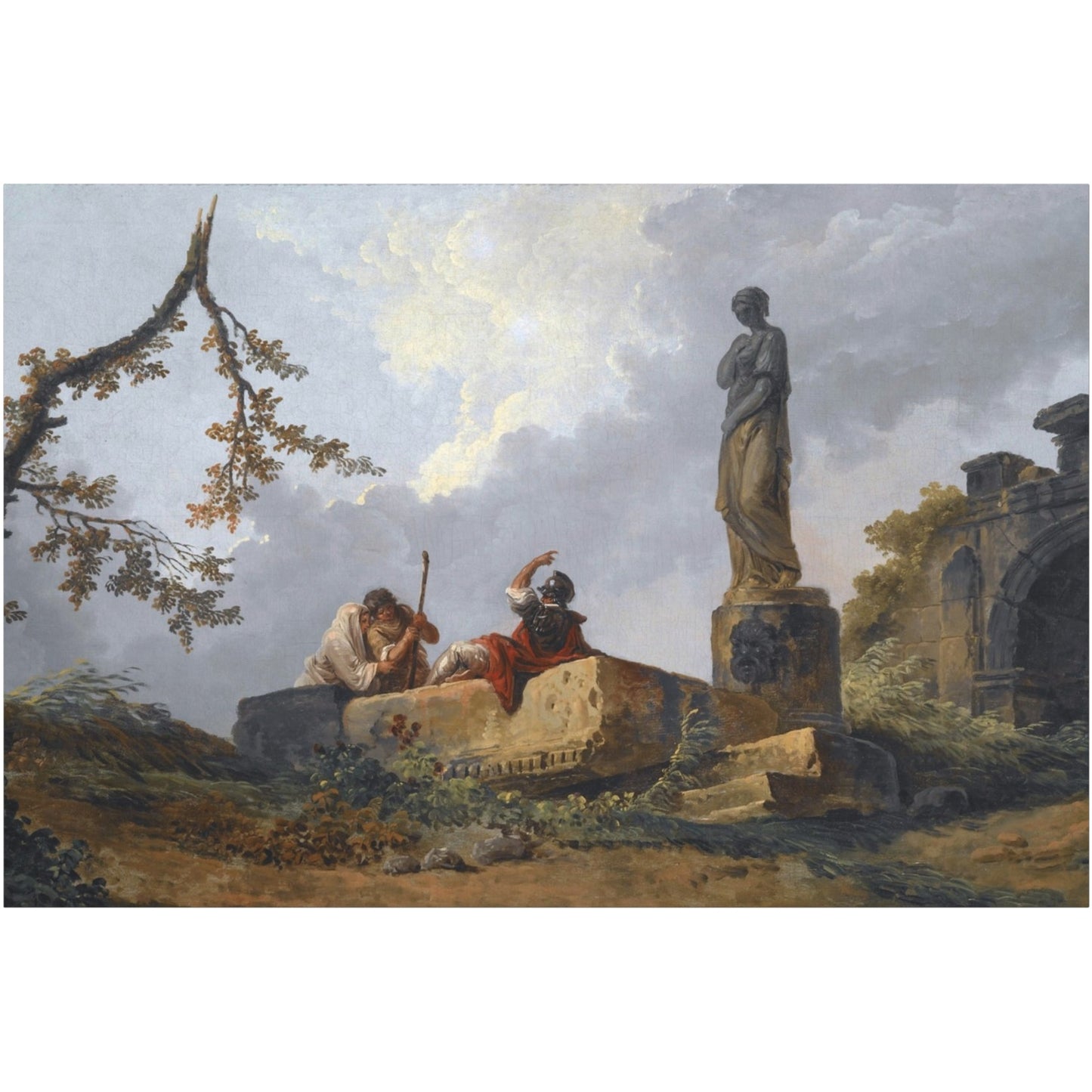 The Statue - Canvas Wrap