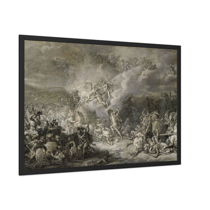 The Combat of Diomedes - Framed Print