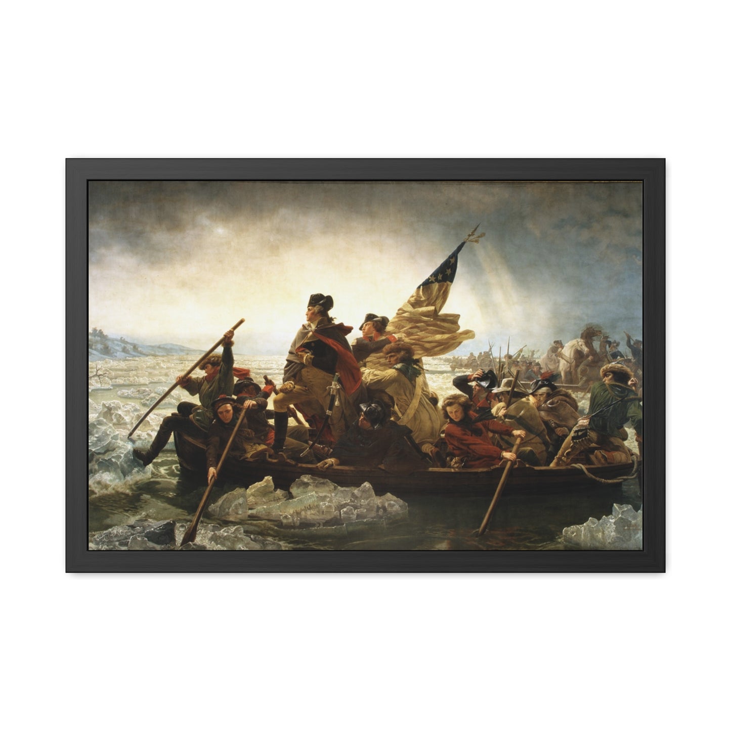 Washington Crossing the Delaware - Framed Print