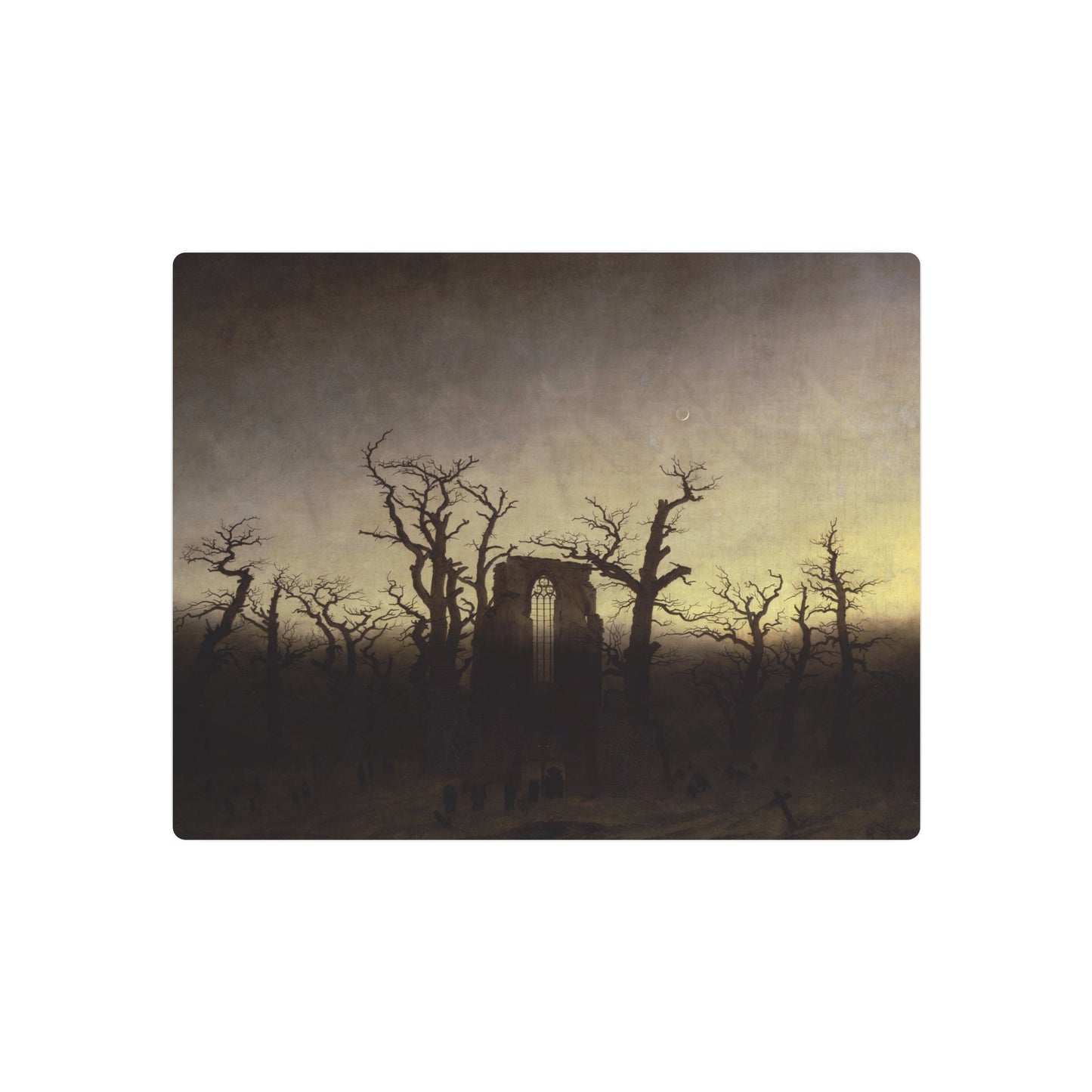 The Abbey in the Oakwood - Metal Print