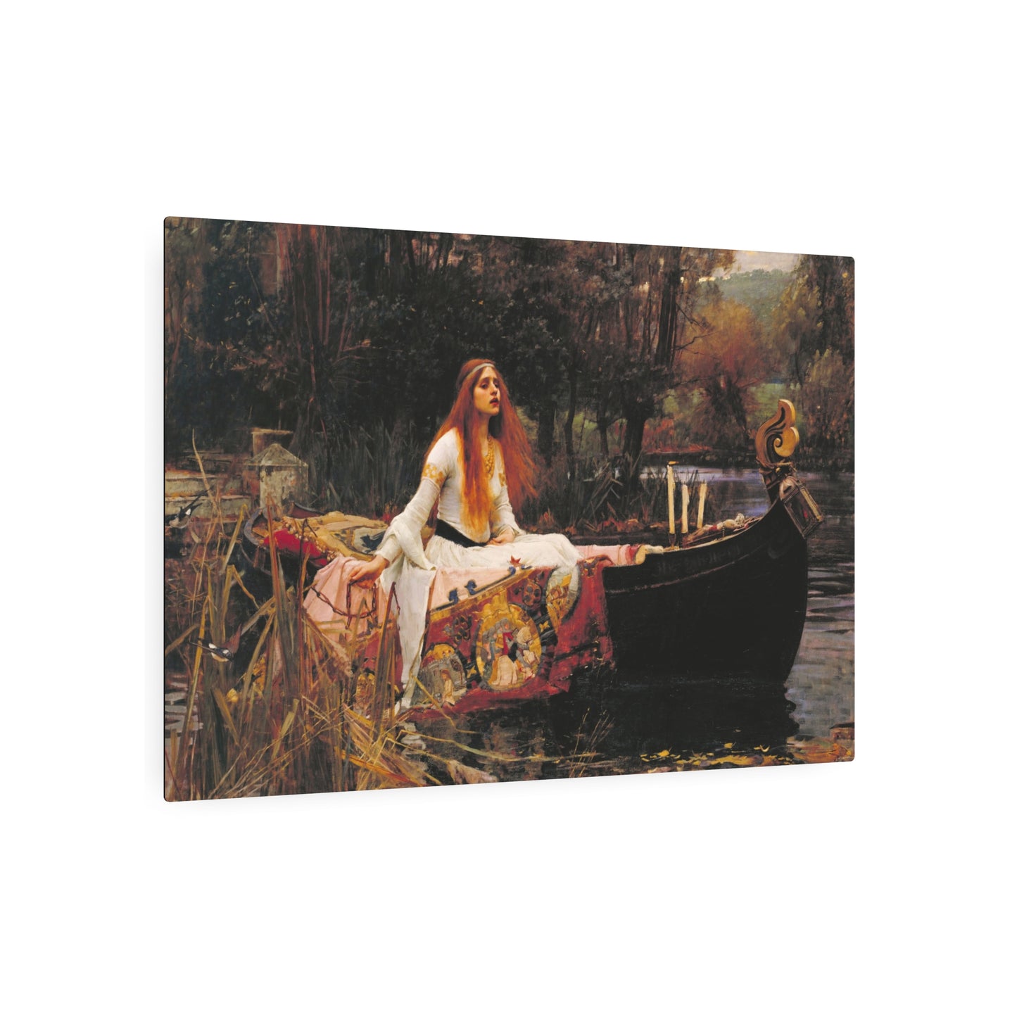 The Lady of Shalott - Metal Print