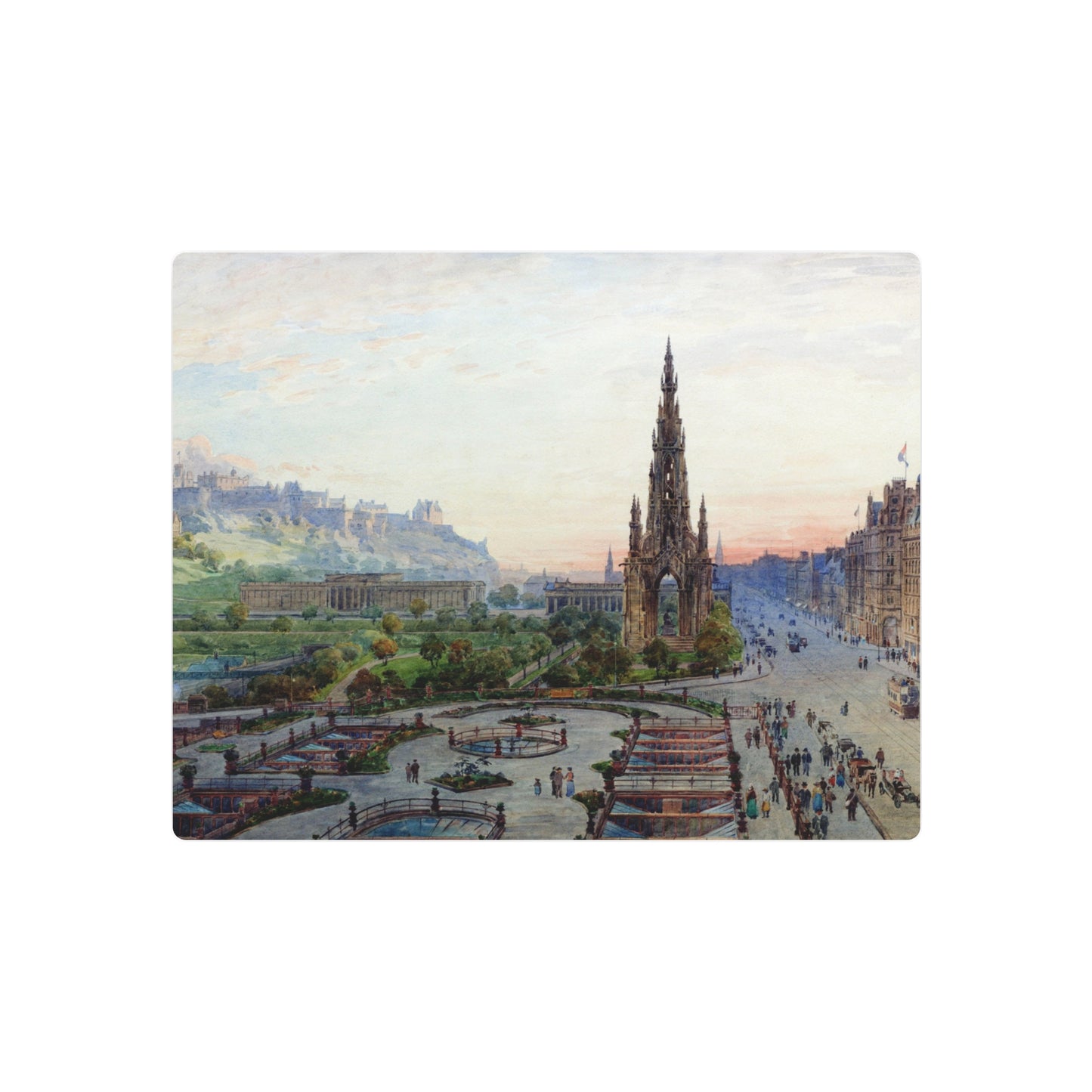 Scott Monument - Metal Print