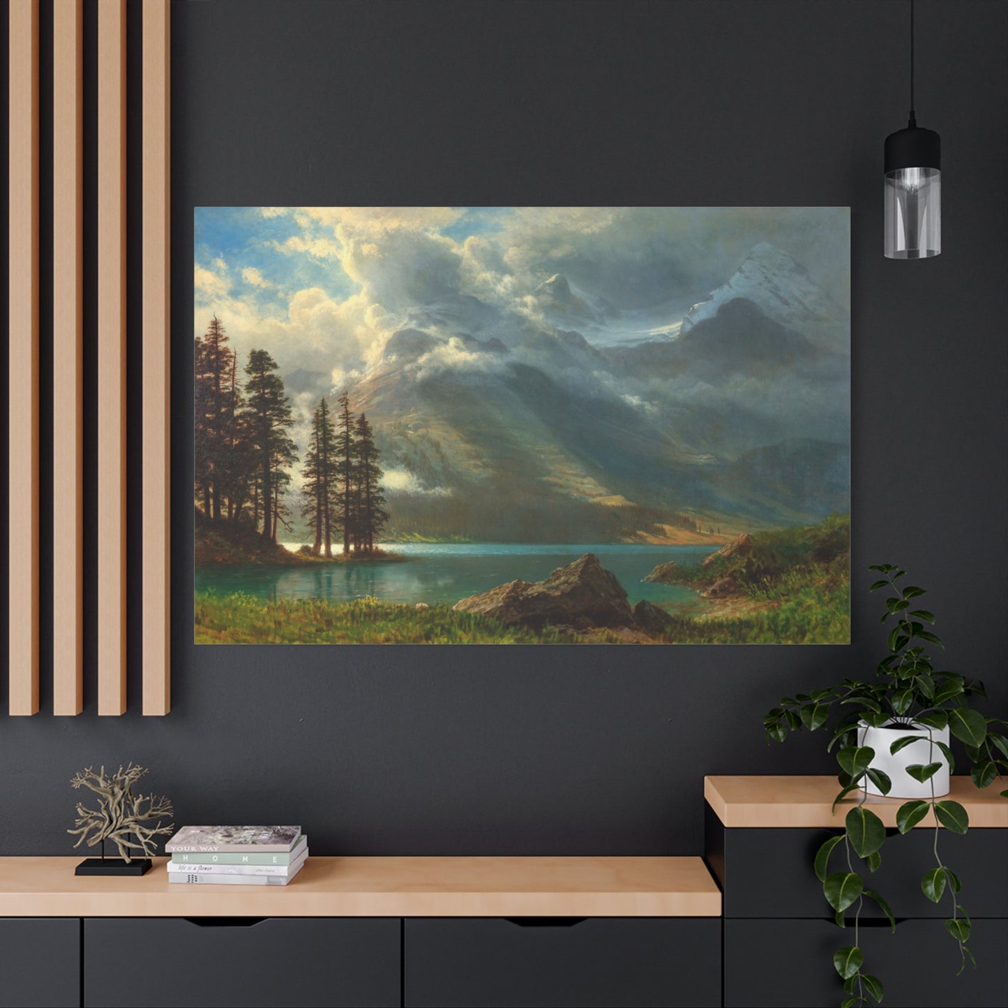 Scenery in the Grand Tetons - Canvas Wrap
