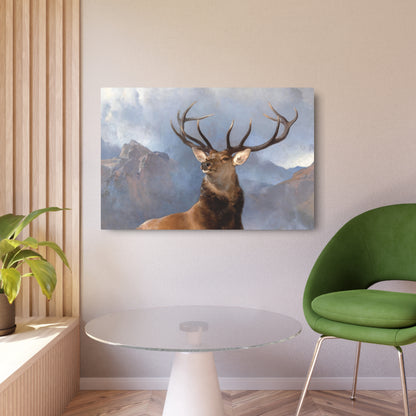 The Monarch of the Glen - Metal Print