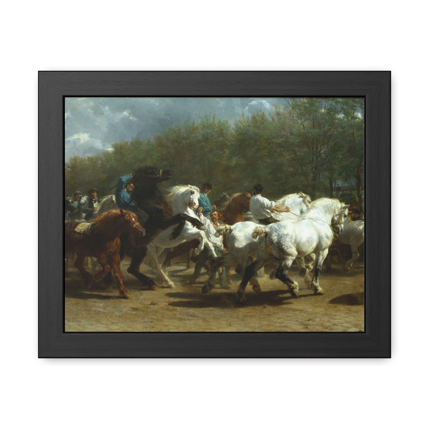 The Horse Fair - Framed Print