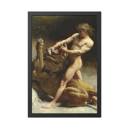 Samson's Youth - Framed Print