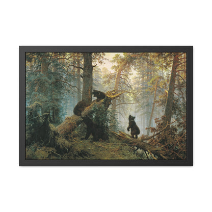 Morning in a Pine Forest - Framed Print