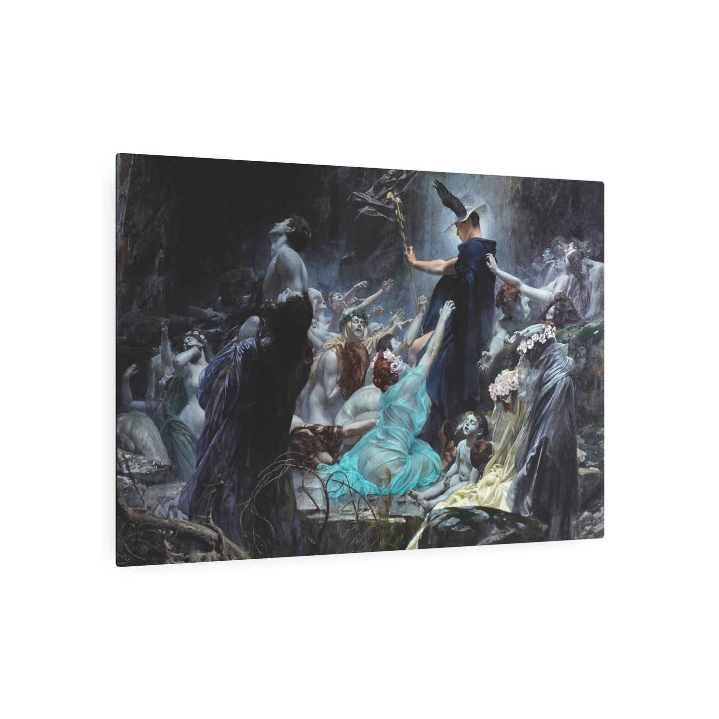 Souls on the Banks of the Acheron - Metal Print