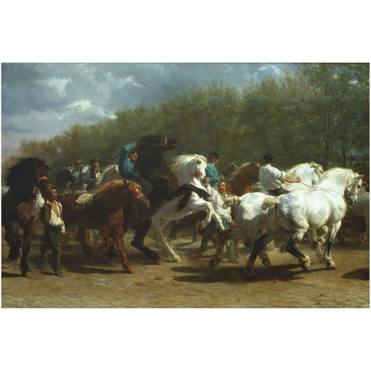 The Horse Fair - Canvas Wrap