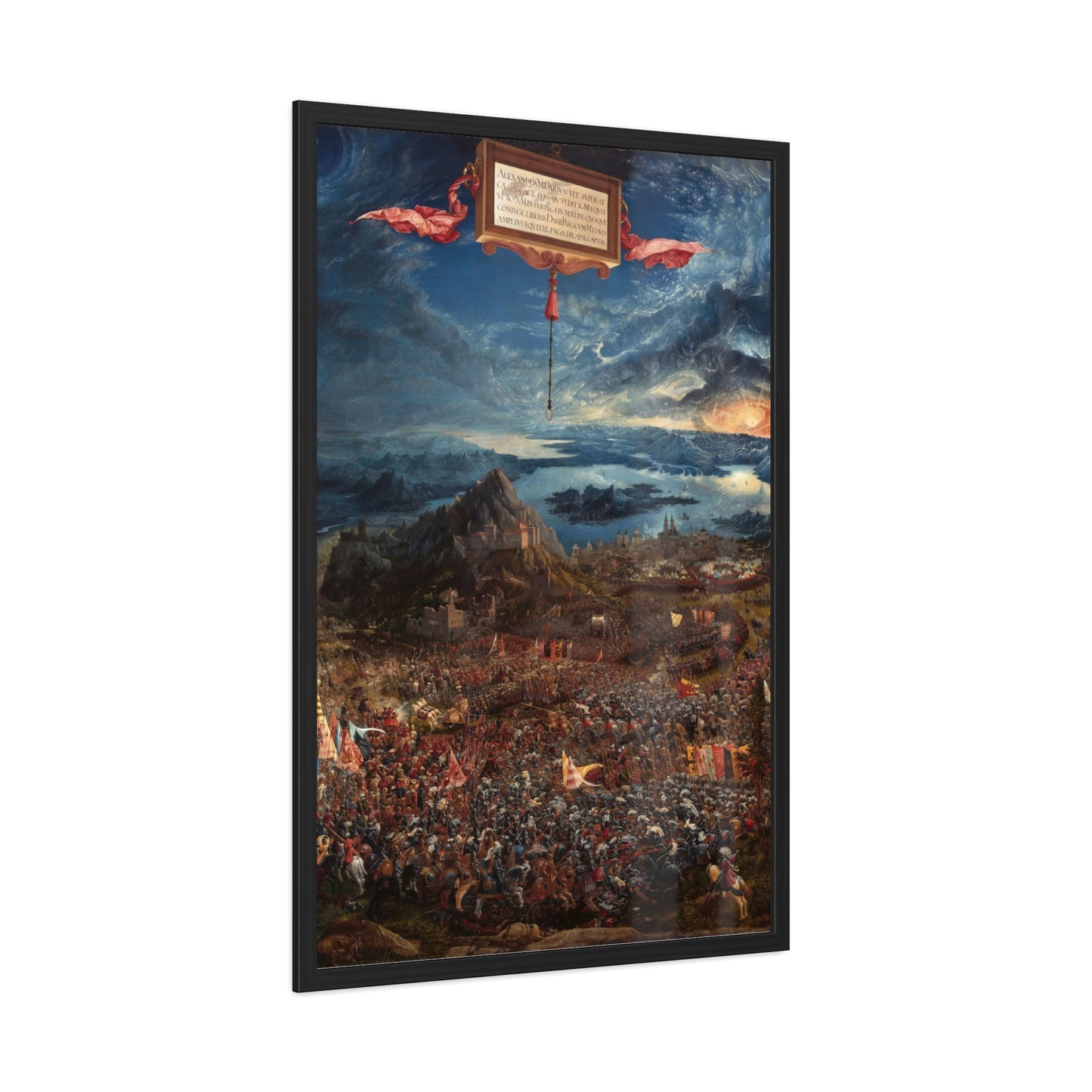 The Battle of Alexander at Issus - Framed Print