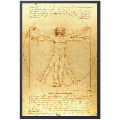 Vitruvian Man - Framed Print