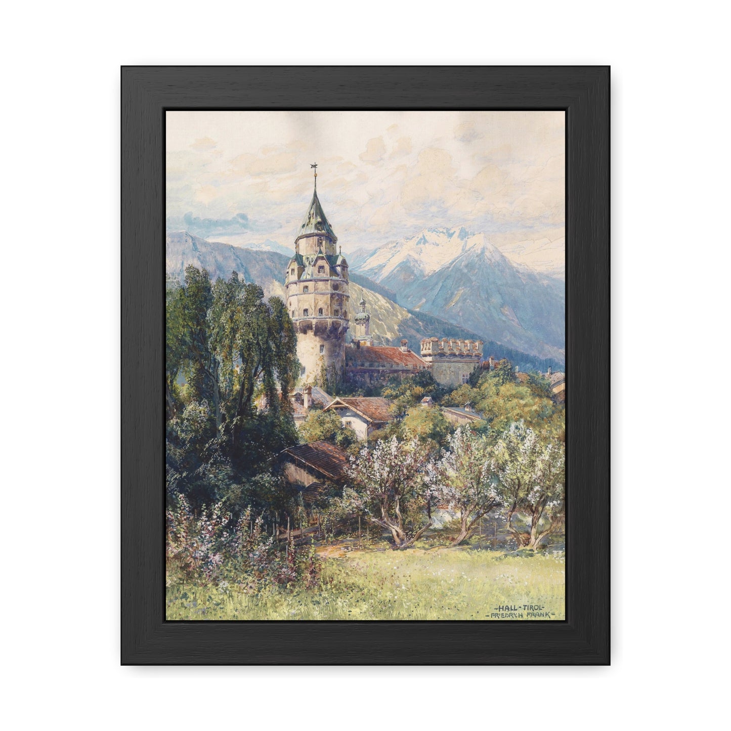 Hill Station Landscape - Framed Print