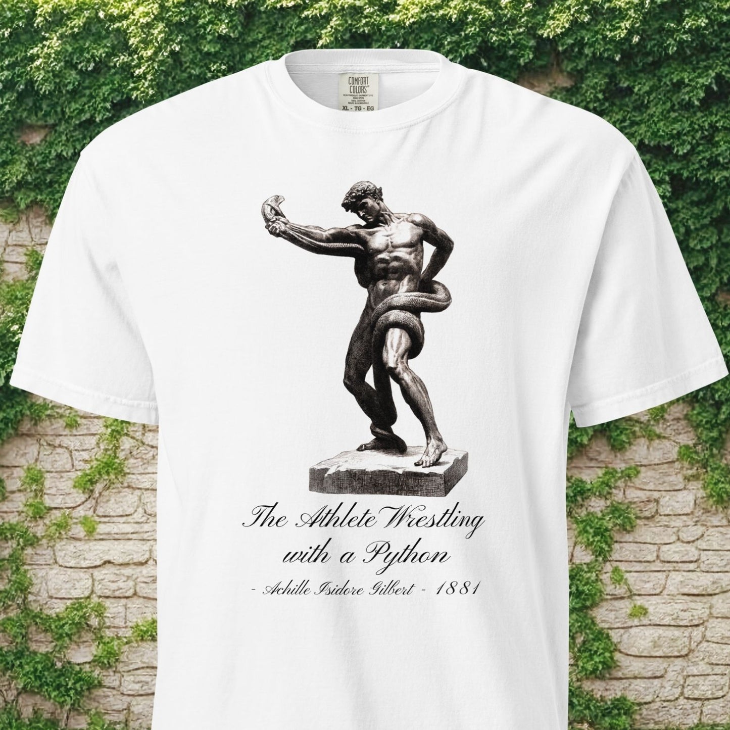 The Athlete Wrestling with a Python - T-Shirt