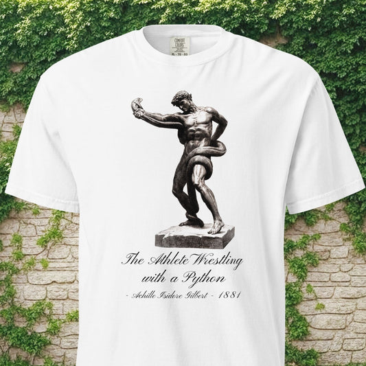 The Athlete Wrestling with a Python - T-Shirt