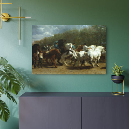 The Horse Fair - Metal Print