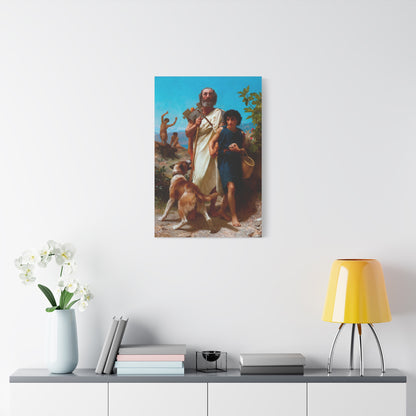 Homer and His Guide - Canvas Wrap