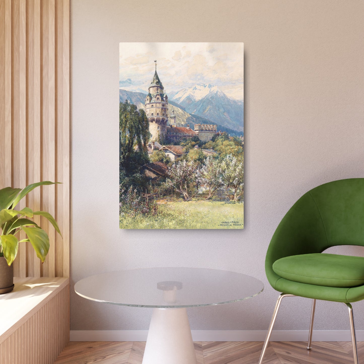 Hill Station Landscape - Metal Print