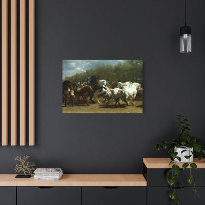 The Horse Fair - Metal Print