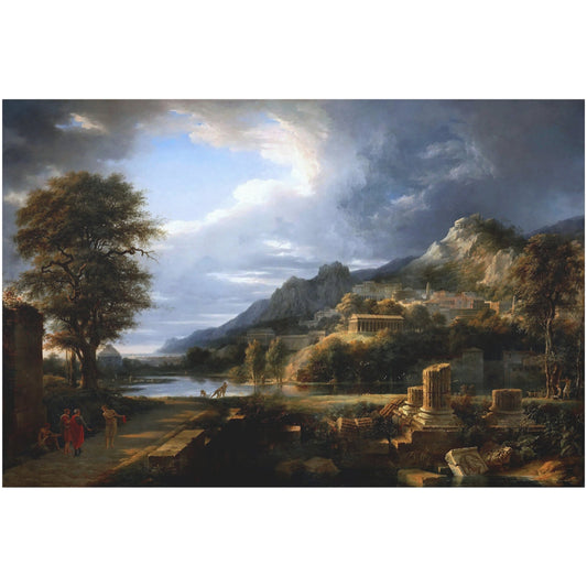 The Ancient City of Agregento - Canvas Wrap