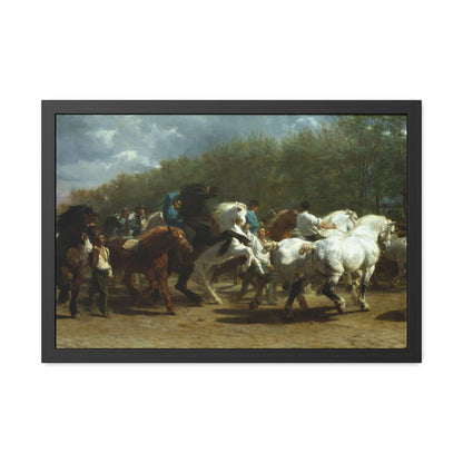 The Horse Fair - Framed Print