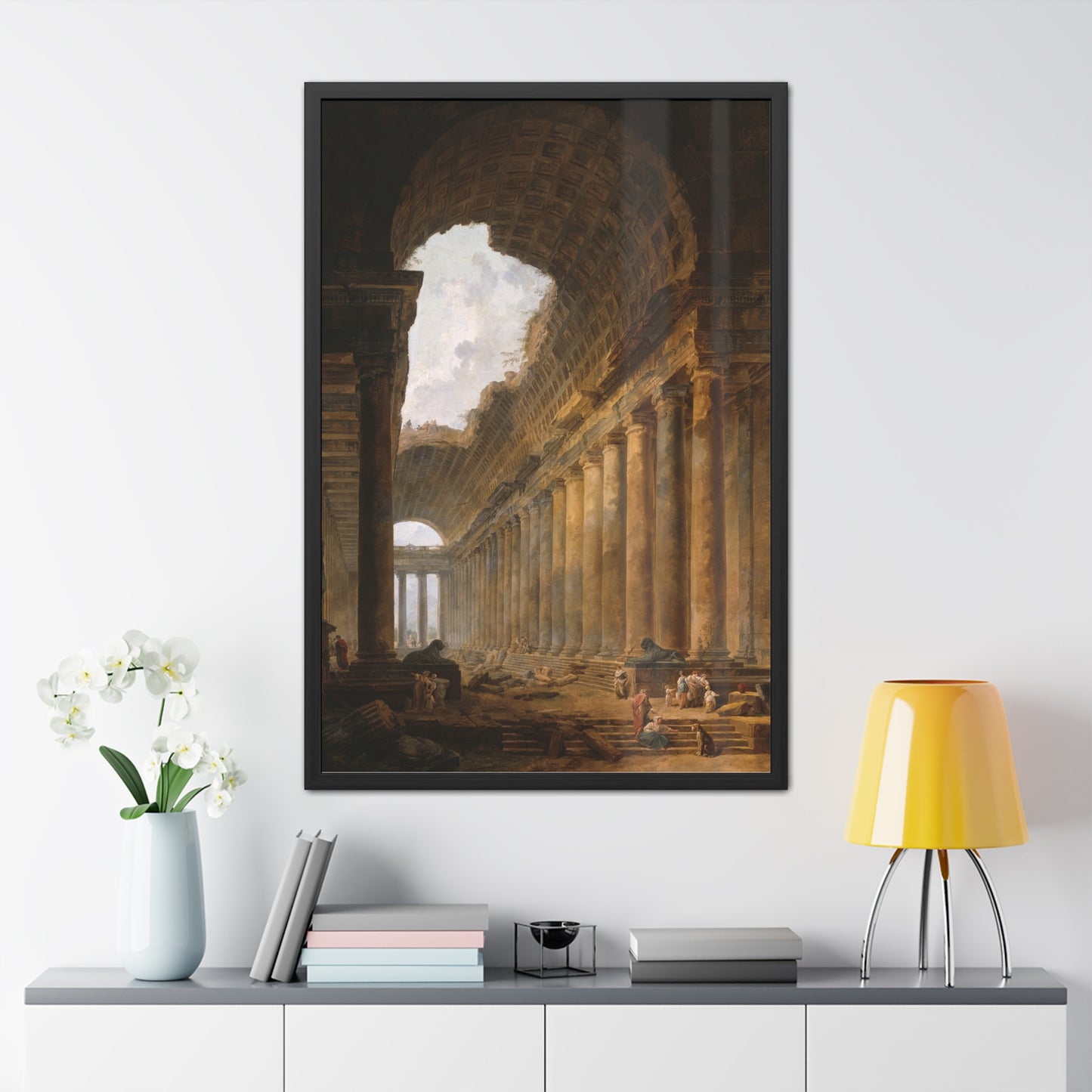 The Old Temple - Framed Print