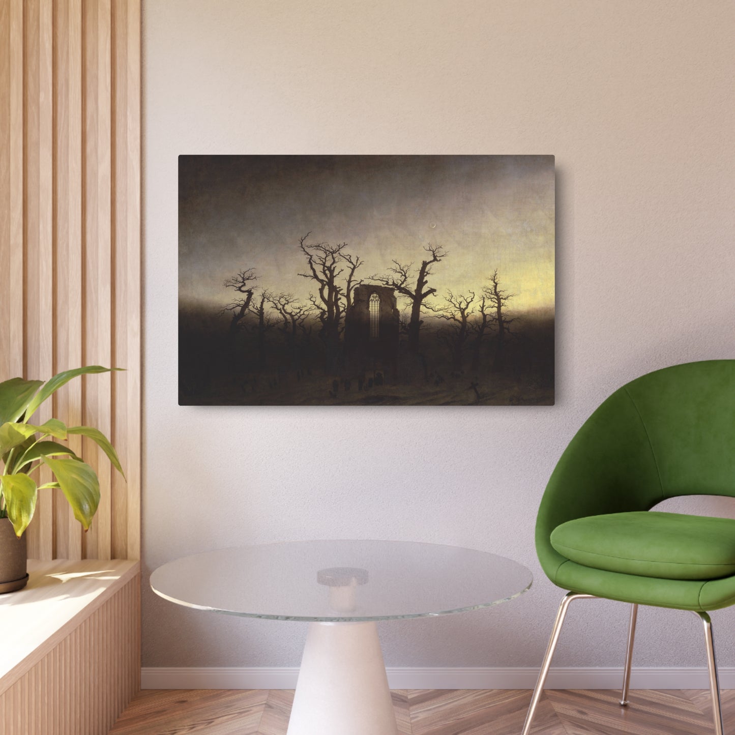 The Abbey in the Oakwood - Metal Print