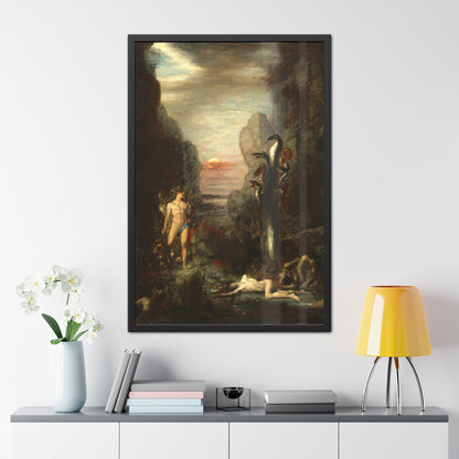 Hercules and the Lernaean Hydra - Framed Print