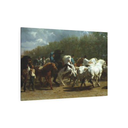 The Horse Fair - Metal Print