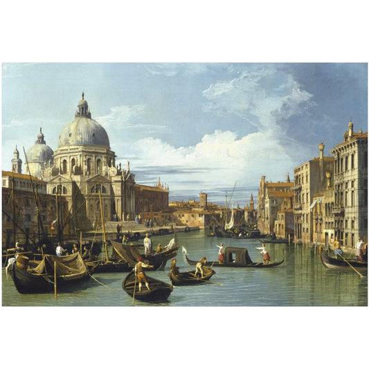 The Entrance to the Grand Canal, Venice - Canvas Wrap