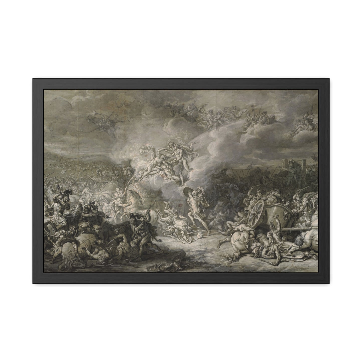 The Combat of Diomedes - Framed Print